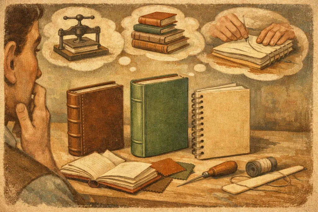 Cómo elegir encuadernación para libros sin fallar