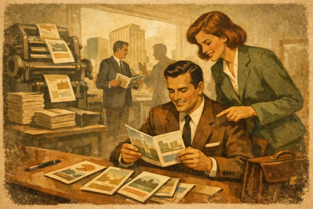 Impresión de brochures corporativos que venden